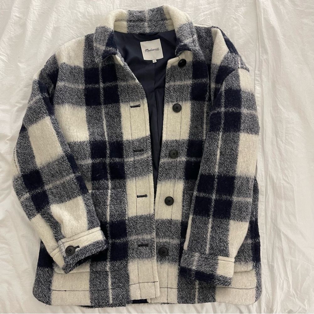 Madewell Walton Shirt-Jacket in Colleton Plaid